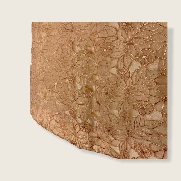 Topshop Floral Embroidered A Line Delicate Crocheted Lace Mini Skirt Small - Picture 2 of 12